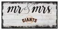 San Francisco Giants Script Mr. & Mrs. Sign