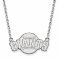 San Francisco Giants Sterling Silver Large Pendant Necklace