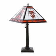 San Francisco Giants Stained Glass Mission Table Lamp