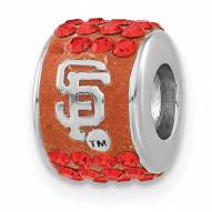 San Francisco Giants Sterling Silver Charm Bead