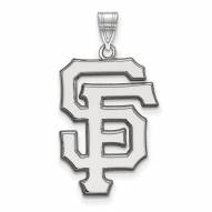 San Francisco Giants Sterling Silver Extra Large Pendant