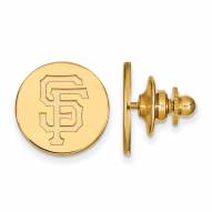 San Francisco Giants Sterling Silver Gold Plated Lapel Pin