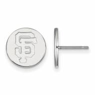 San Francisco Giants Sterling Silver Small Disc Earrings