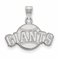 San Francisco Giants Sterling Silver Small Pendant