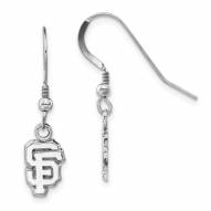 San Francisco Giants Sterling Silver Wire Dangle Earrings