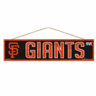 San Francisco Giants Wood Avenue Sign