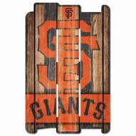 San Francisco Giants Wood Fence Sign
