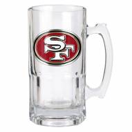 San Francisco 49ers NFL 1 Liter Glass Macho Mug