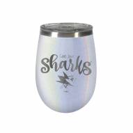 San Jose Sharks 10 oz. Opal Blush Wine Tumbler