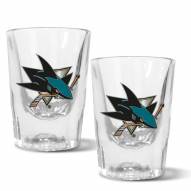 San Jose Sharks 2 oz. Prism Shot Glass Set