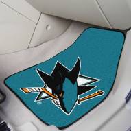 San Jose Sharks 2-Piece Carpet Car Mats