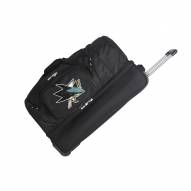San Jose Sharks 27" Drop Bottom Wheeled Duffle Bag