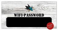 San Jose Sharks 6" x 12" Wifi Password Sign