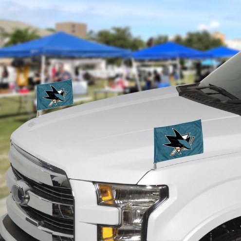 San Jose Sharks Ambassador Car Flags