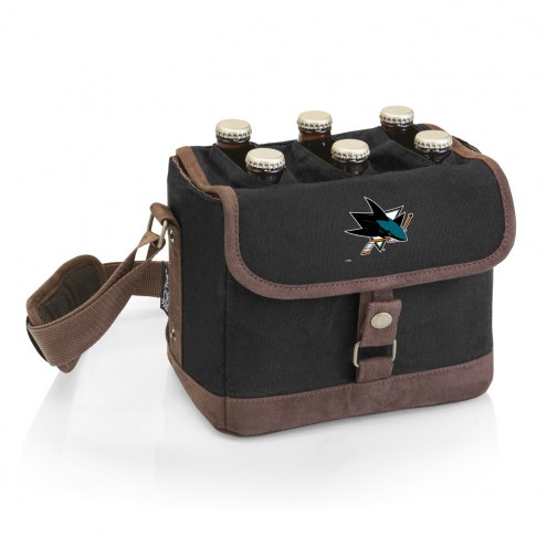 San Jose Sharks Beer Caddy Cooler Tote with Opener