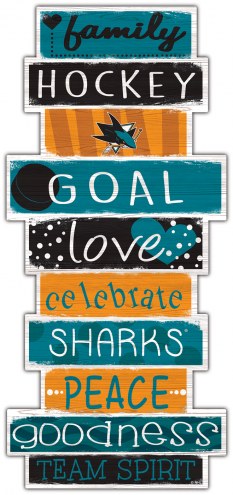 San Jose Sharks Celebrations Stack Sign