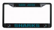 San Jose Sharks Chrome License Plate Frame