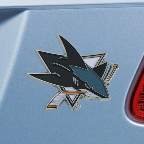 San Jose Sharks Color Car Emblem