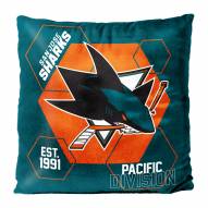 San Jose Sharks Connector Double Sided Velvet Pillow