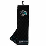 San Jose Sharks Embroidered Golf Towel