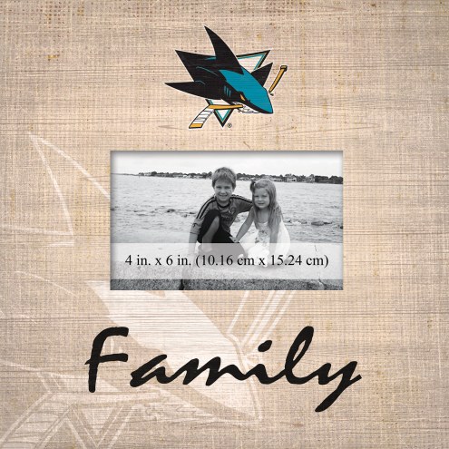 San Jose Sharks Family Picture Frame