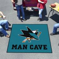 San Jose Sharks Man Cave Tailgate Mat