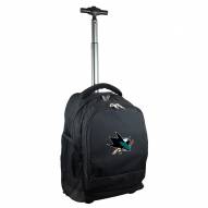 San Jose Sharks Premium Wheeled Backpack