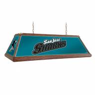 San Jose Sharks Premium Wood Pool Table Light