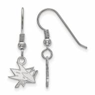 San Jose Sharks Sterling Silver Extra Small Dangle Earrings