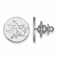 San Jose Sharks Sterling Silver Lapel Pin