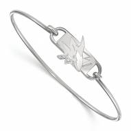 San Jose Sharks Sterling Silver Wire Bangle Bracelet