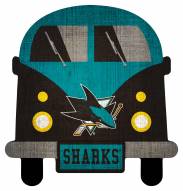 San Jose Sharks Team Bus Sign