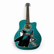San Jose Sharks Woodrow Acoustic Guitar