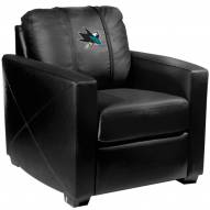 San Jose Sharks XZipit Silver Club Chair