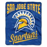 San Jose State Spartans Alumni Raschel Throw Blanket