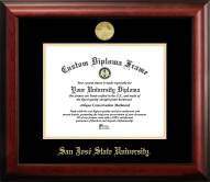 San Jose State Spartans Gold Embossed Diploma Frame