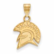 San Jose State Spartans NCAA Sterling Silver Gold Plated Small Pendant