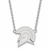 San Jose State Spartans Sterling Silver Large Pendant Necklace