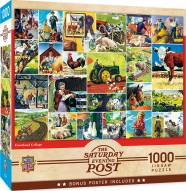 Saturday Evening Post Farmland Collage 1000 Piece Puzzle