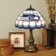 Seattle Seahawks NFL Stained Glass Table Lamp