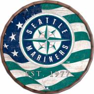 Seattle Mariners 16" Flag Barrel Top