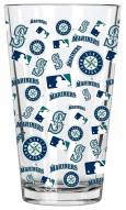 Seattle Mariners 16 oz. All Over Print Pint Glass