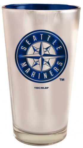 Seattle Mariners 16 oz. Electroplated Pint Glass
