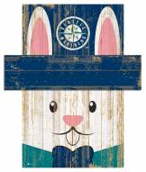 Seattle Mariners 19" x 16" Easter Bunny Head