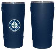 Seattle Mariners 20 oz. Stainless Steel Tumbler with Silicone Wrap