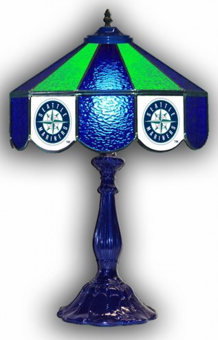 Seattle Mariners 21&quot; Glass Table Lamp