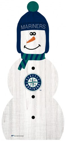Seattle Mariners 31&quot; Snowman Leaner