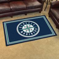 Seattle Mariners 4' x 6' Area Rug