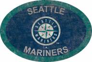 Seattle Mariners 46" Team Color Oval Sign