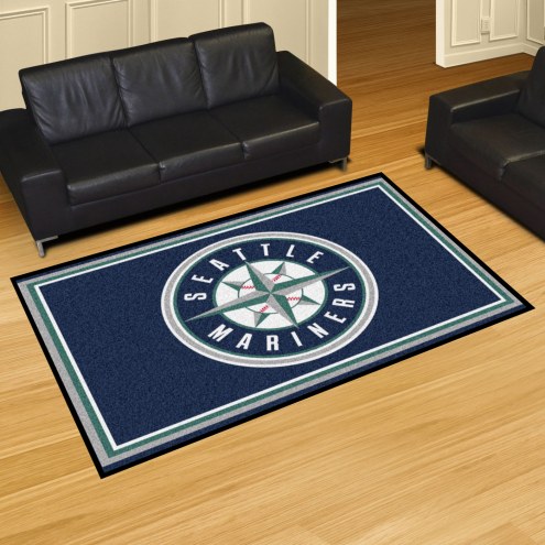 Seattle Mariners 5' x 8' Area Rug